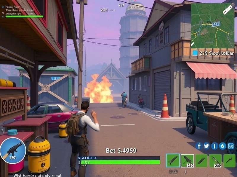 Zip Battle Royale Gameplay - Bombay Bazaar Looting Zip Battle Royale gameplay showing players looting in Bombay Bazaar map